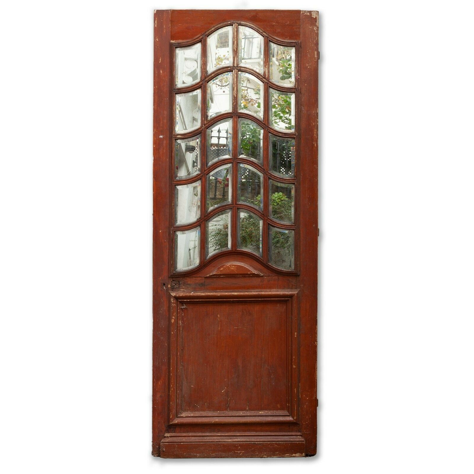 Antique Art Nouveau Mirrored Store Front Door From France.
