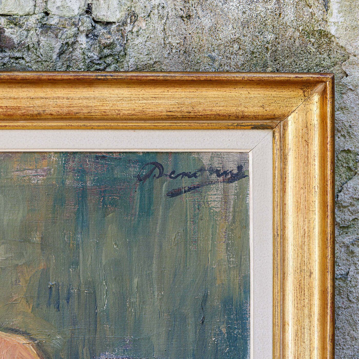 Still Life Oil Paintings Set "Asparagus & Eggs" And "Melon" By Alexandre Denonne photo 4280.0