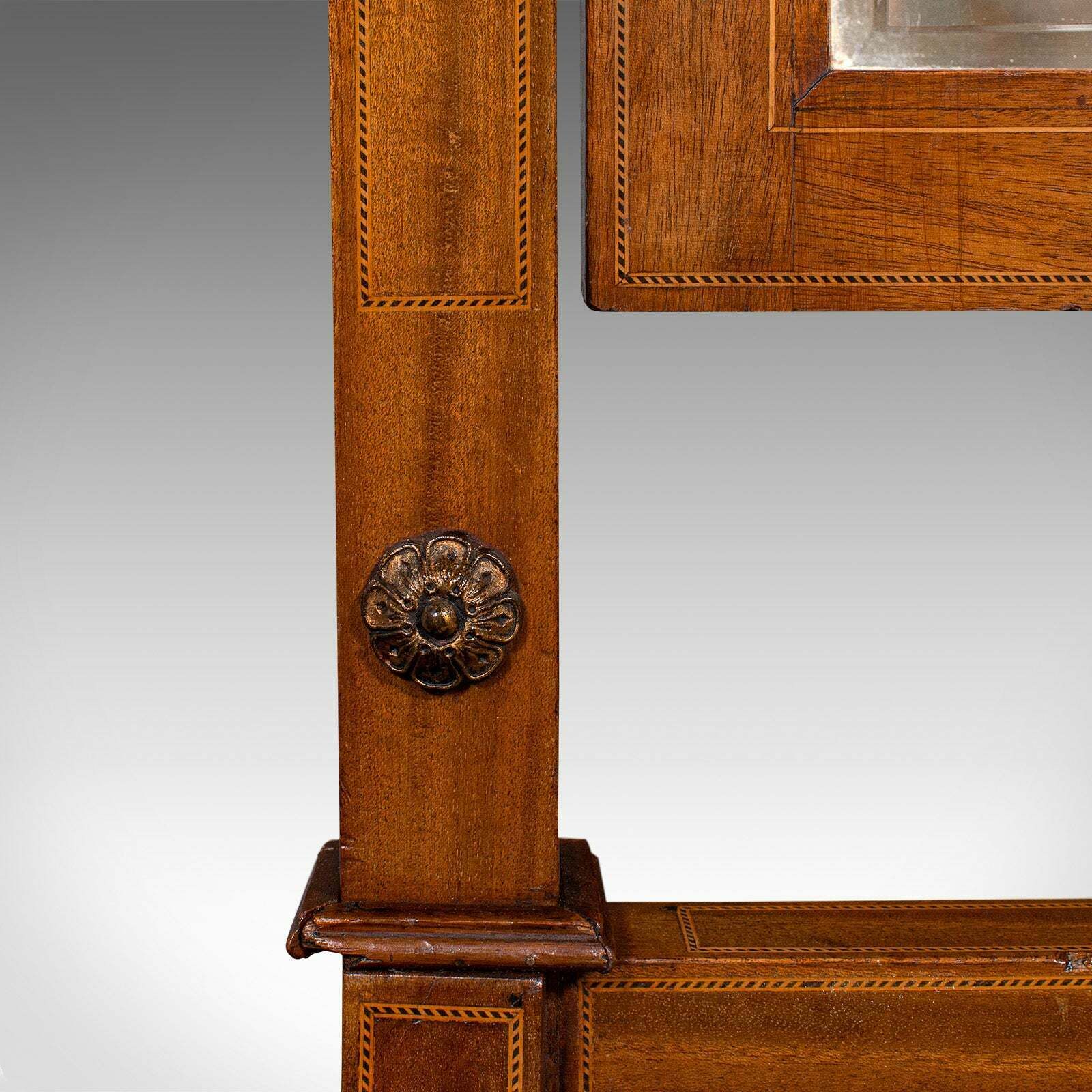 photo for sale 6' 5" Antique Gentlemans Outfitters Mirror, English, Dressing, Cheval, Victorian