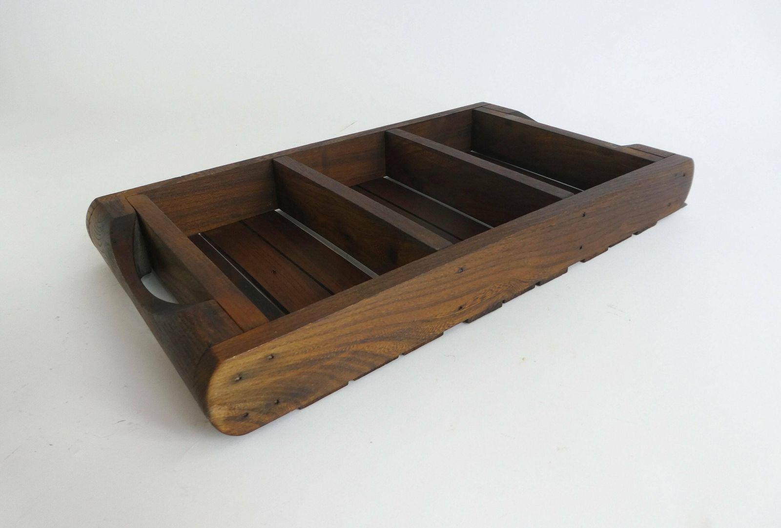 Antique Wooden Dutch Wall Shelf, Old Industrial Wall Tray, Brick Mold, Farmhouse Decor photo 137.0