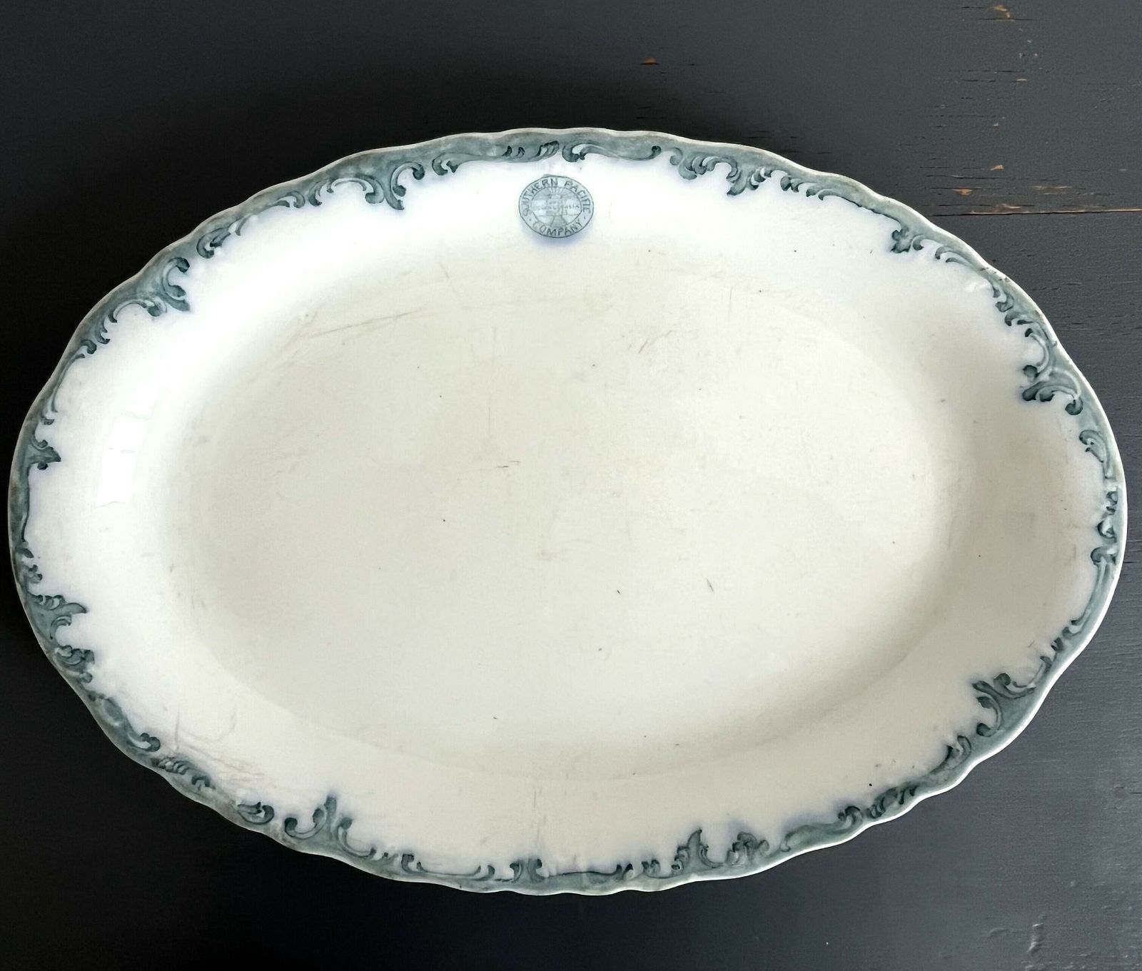 Southern Pacific Railway Meat Dish 14¾"X 10¼" photo Home Decor