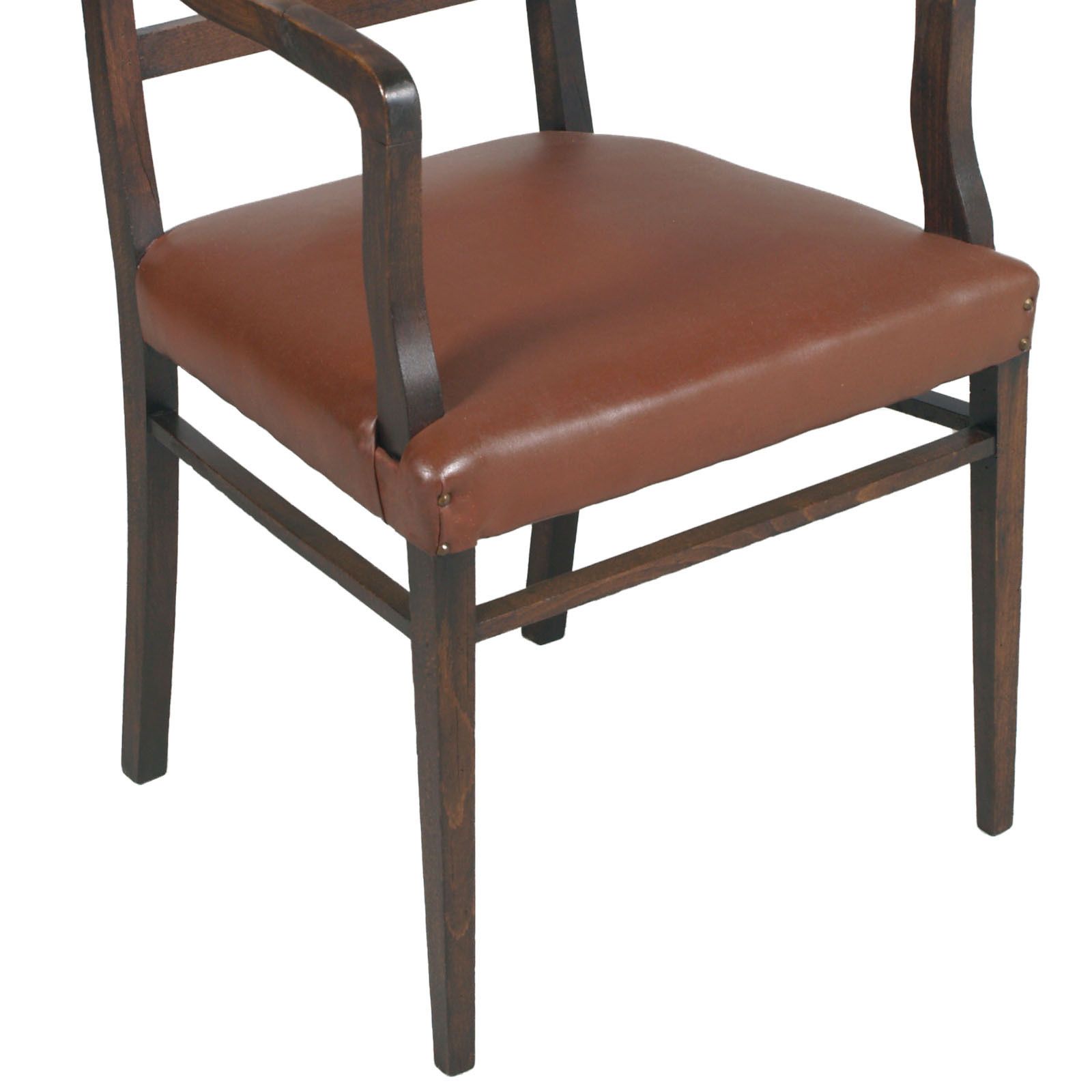 1890s French Armchairs Art Nouveau, Hand Carved Walnut, Restored & Wax Polished photo for sale