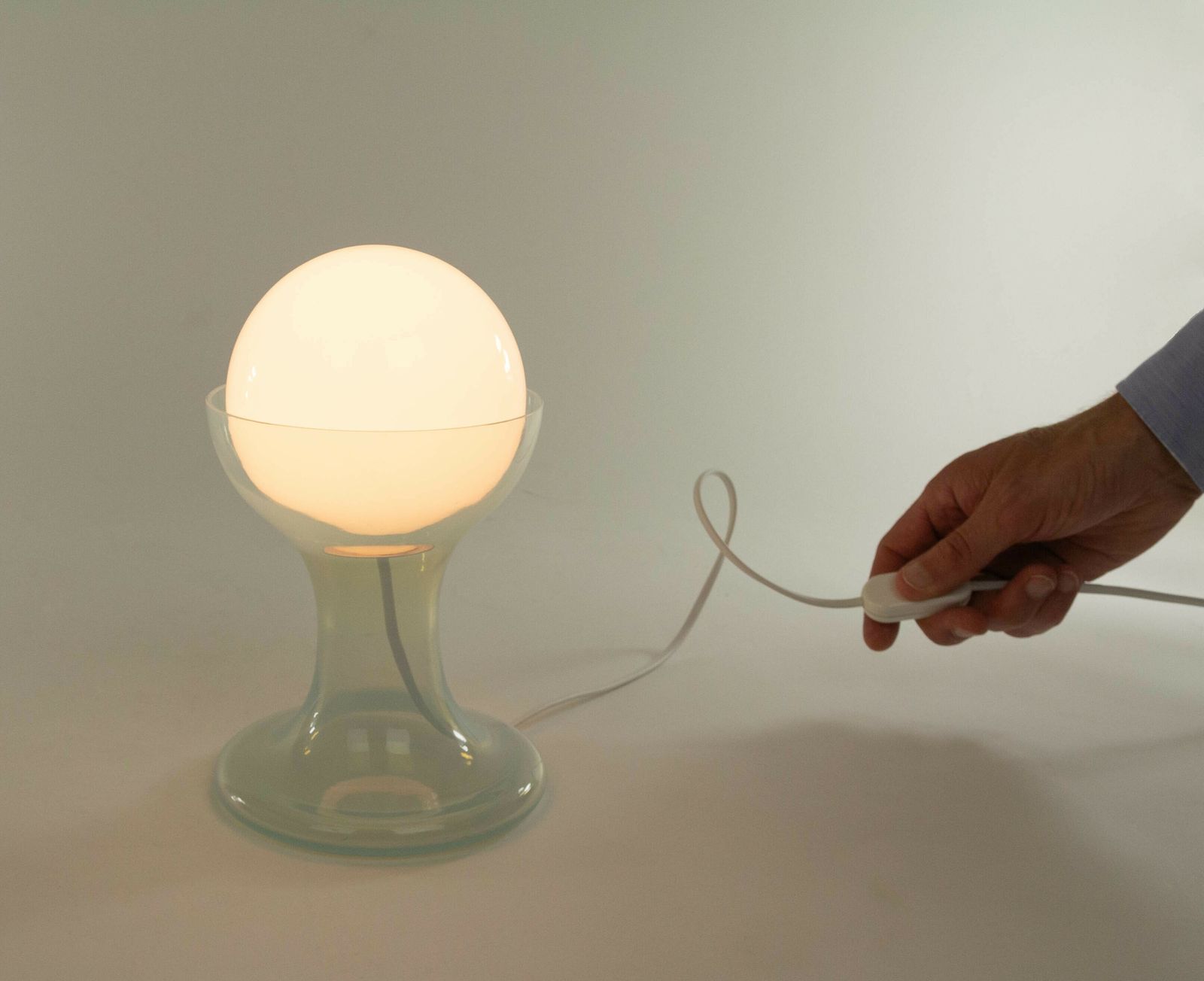 Lt 215 Table Lamp By Carlo Nason For A.V. Mazzega, 1960s photo vinterior