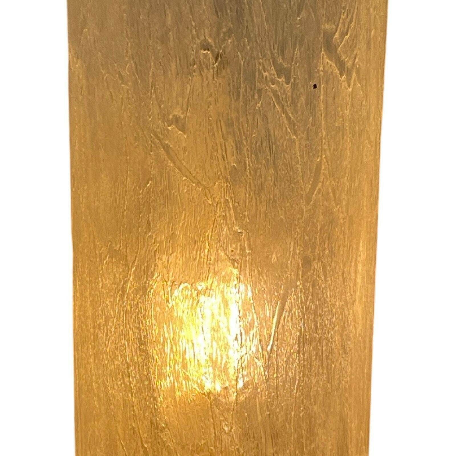 Doria Leuchten   Vintage / New Old Stock   Sconce / Wall Mounted Lamp With Original Shade   Brass Base   Germany, Ca. 1970's photo vinterior
