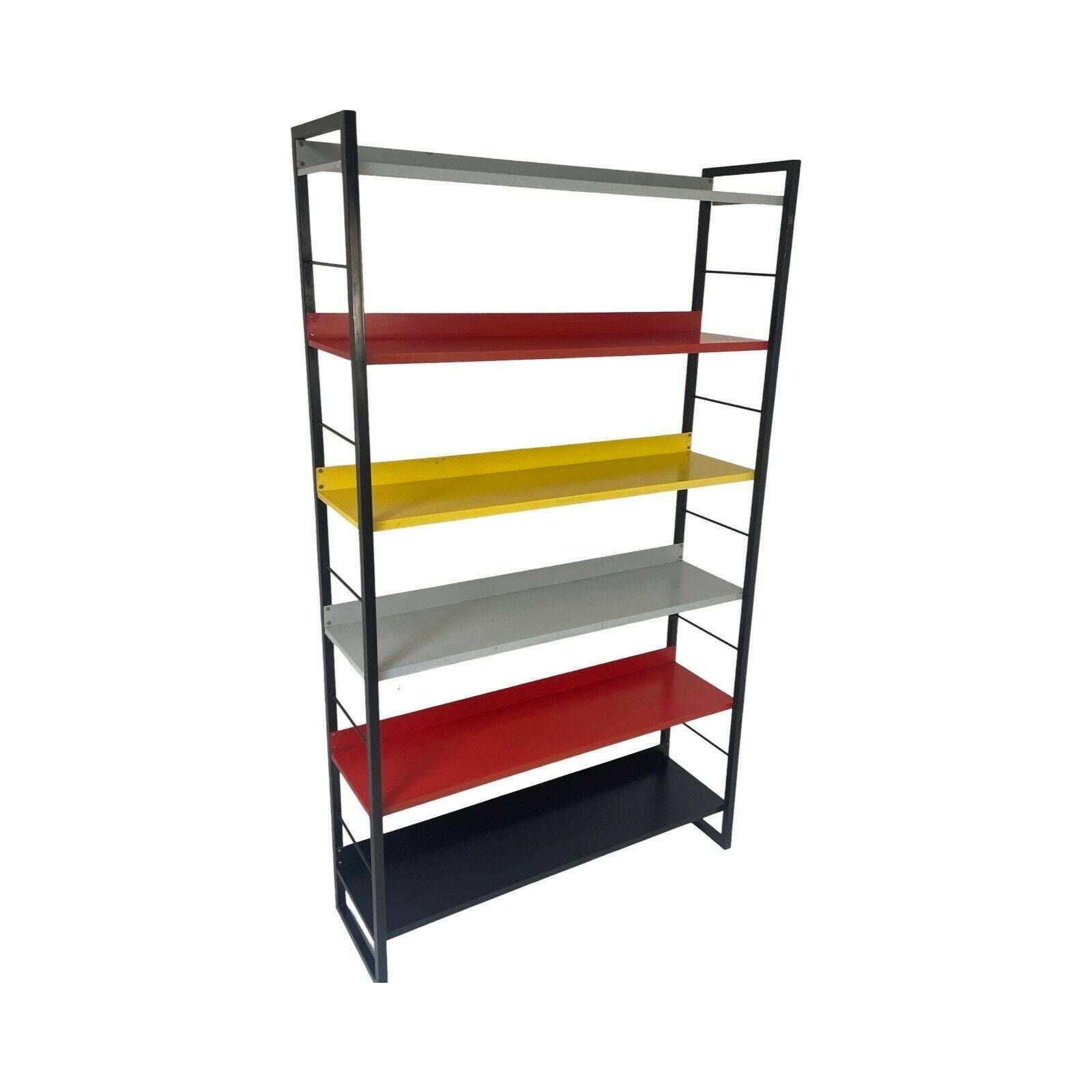 Tomado Holland   Modular Wall System / Bookcase   Very Large   Multicolor   Metal   Netherlands, Ca. 1960's photo furniture