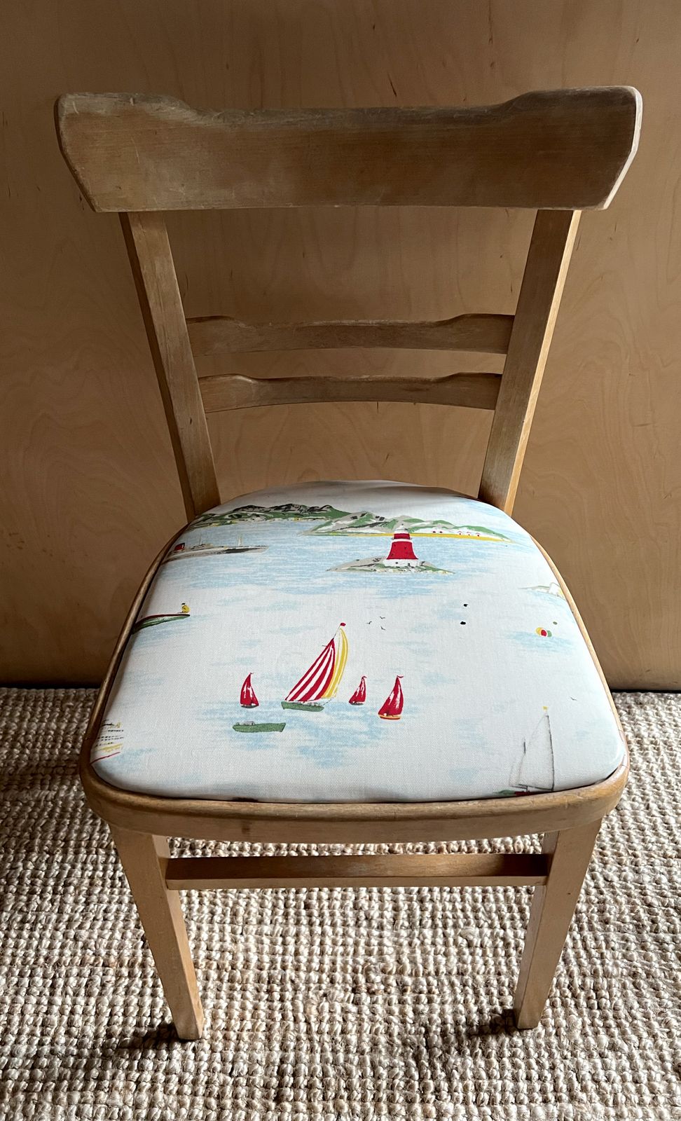 Mid Century 1960'w Kitchen Dining Chairs With Kath Kidtson Fabric