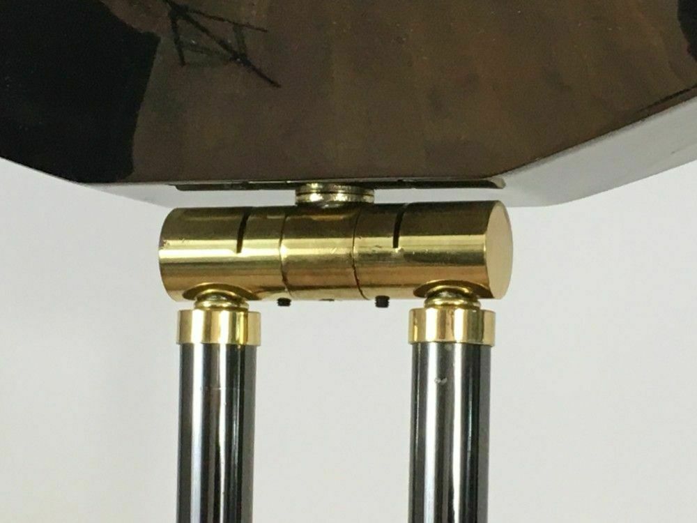 Floor Lamp Patina Gun Barrel And Brass photo vinterior