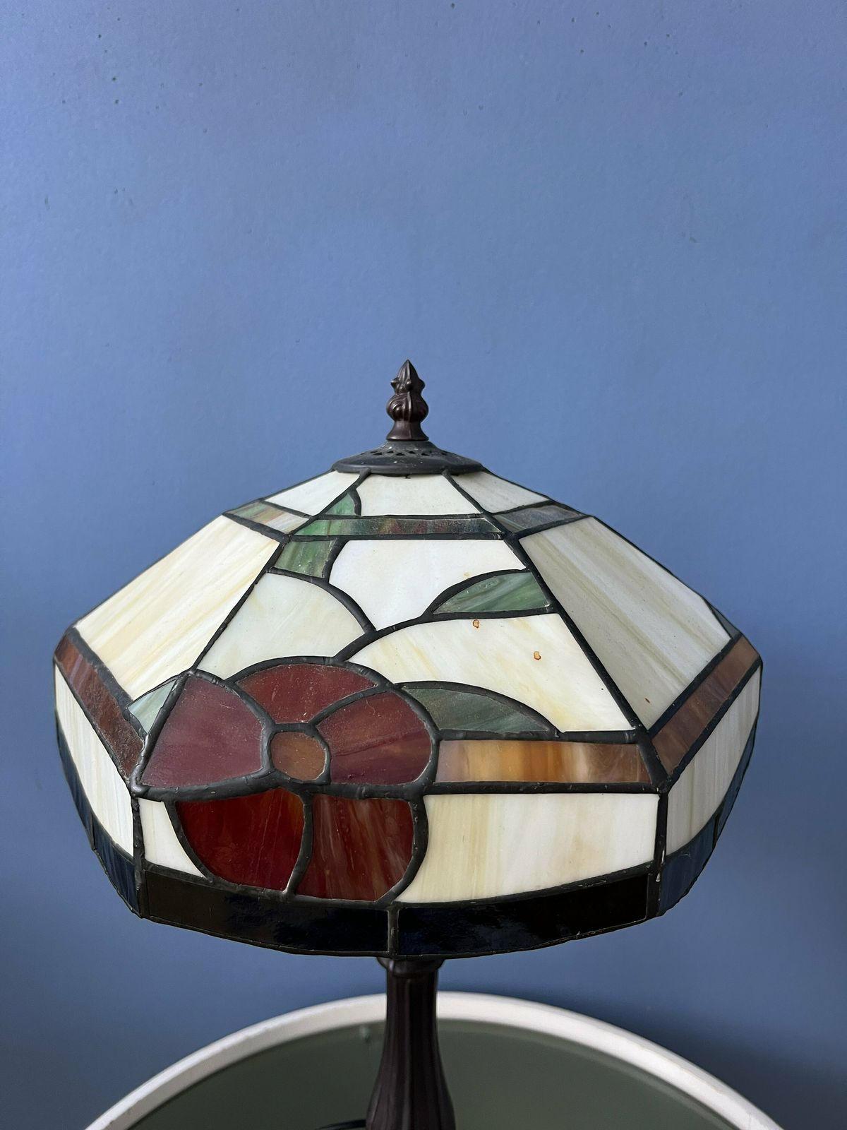 photo for sale Stained Glass Tiffany Style Art Deco Table Lamp