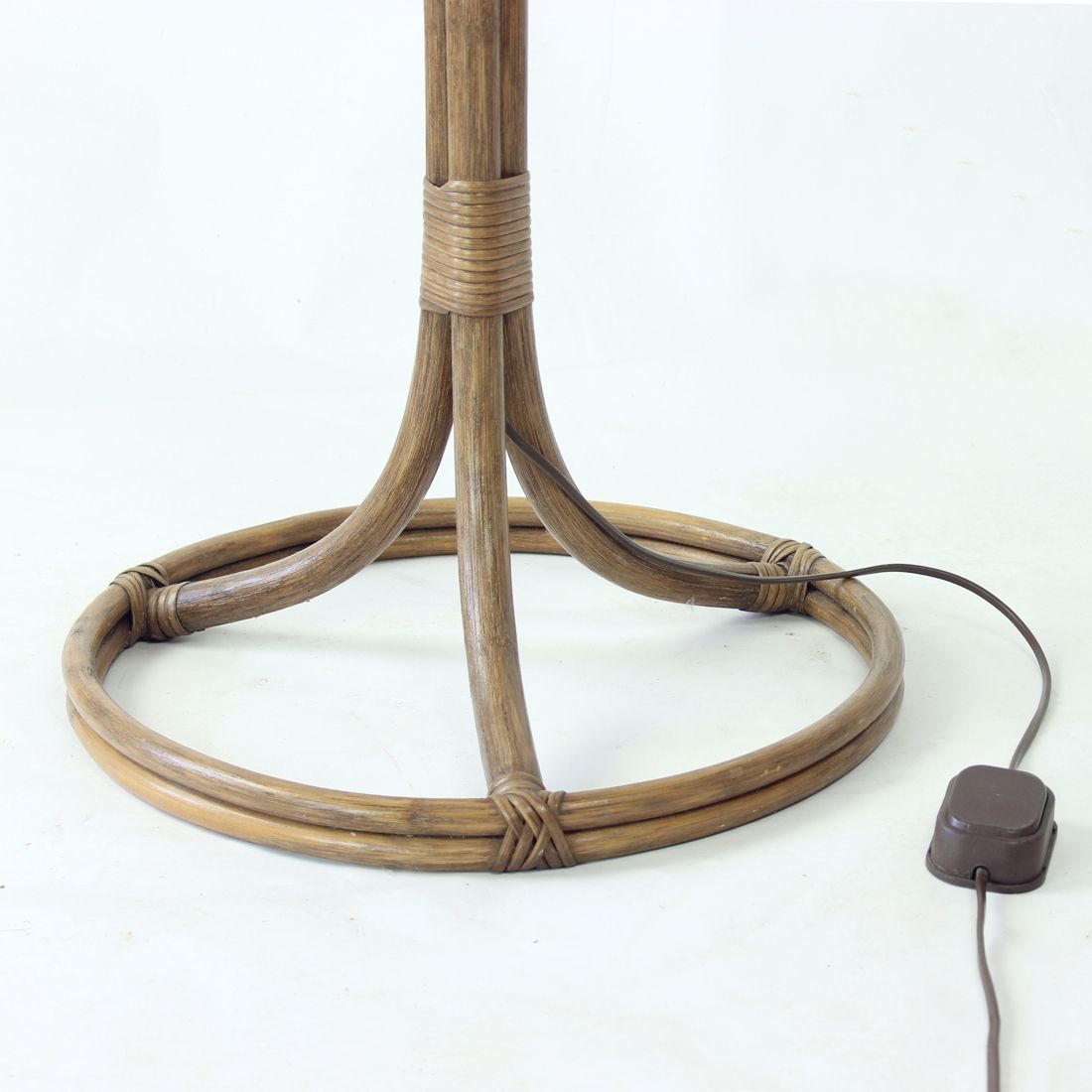 Freestanding Floor Lamp In Bamboo, Czech Republic 1990s photo for sale