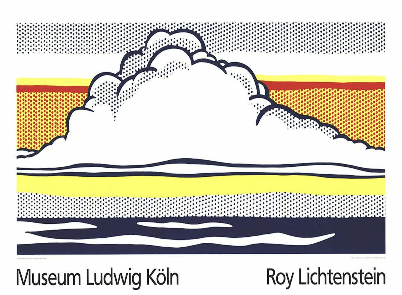 Original Vintage Poster Roy Lichtenstein   Museum Ludwig Koln