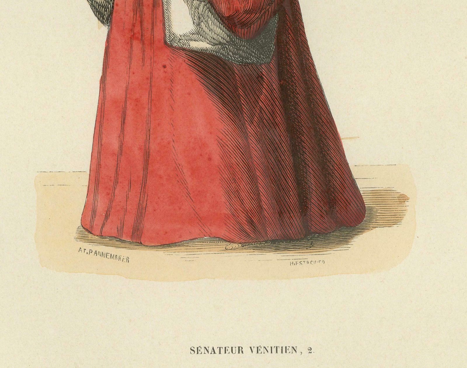 Eminent Venetian Senator In Traditional Robes: A Portrayal Of Political Prestige photo furniture