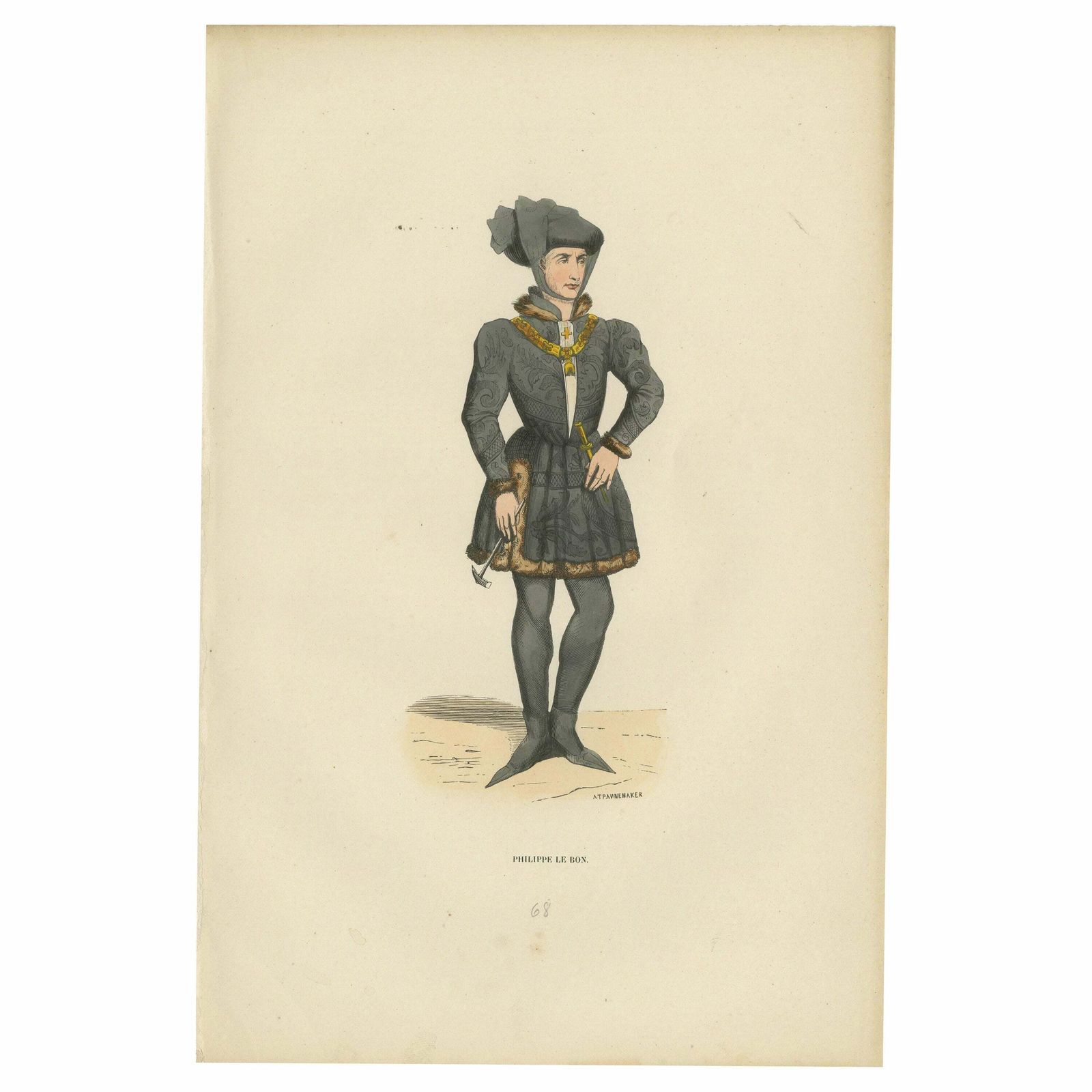 Philippe Le Bon Or The Good  Duke Of Burgundy  The Duke's Prestige 1847