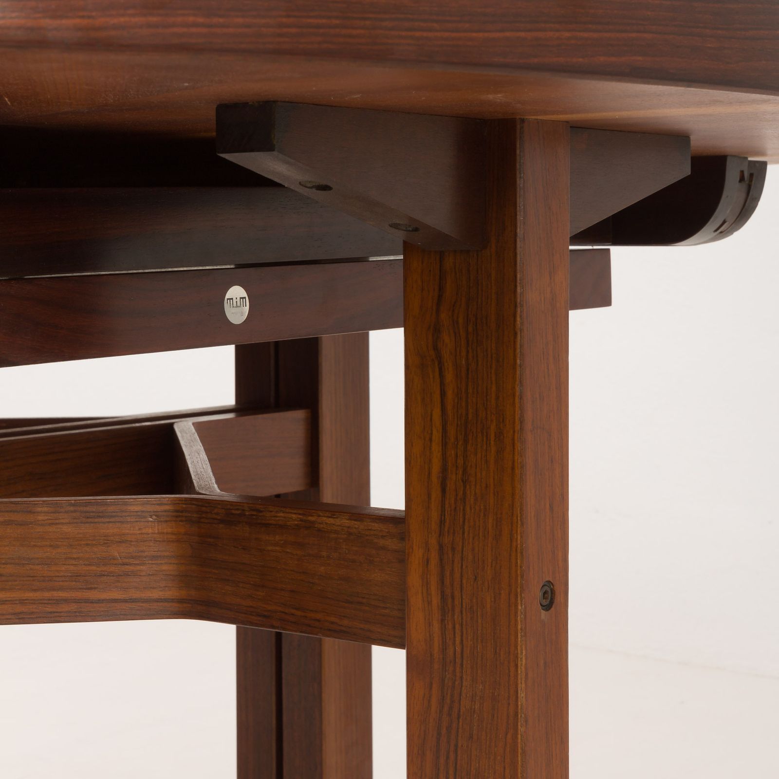 Round Rosewood Extension Dining Table, Model Olbia, Ico And Louisa Parisi For Mim, Italy 1958 photo furniture