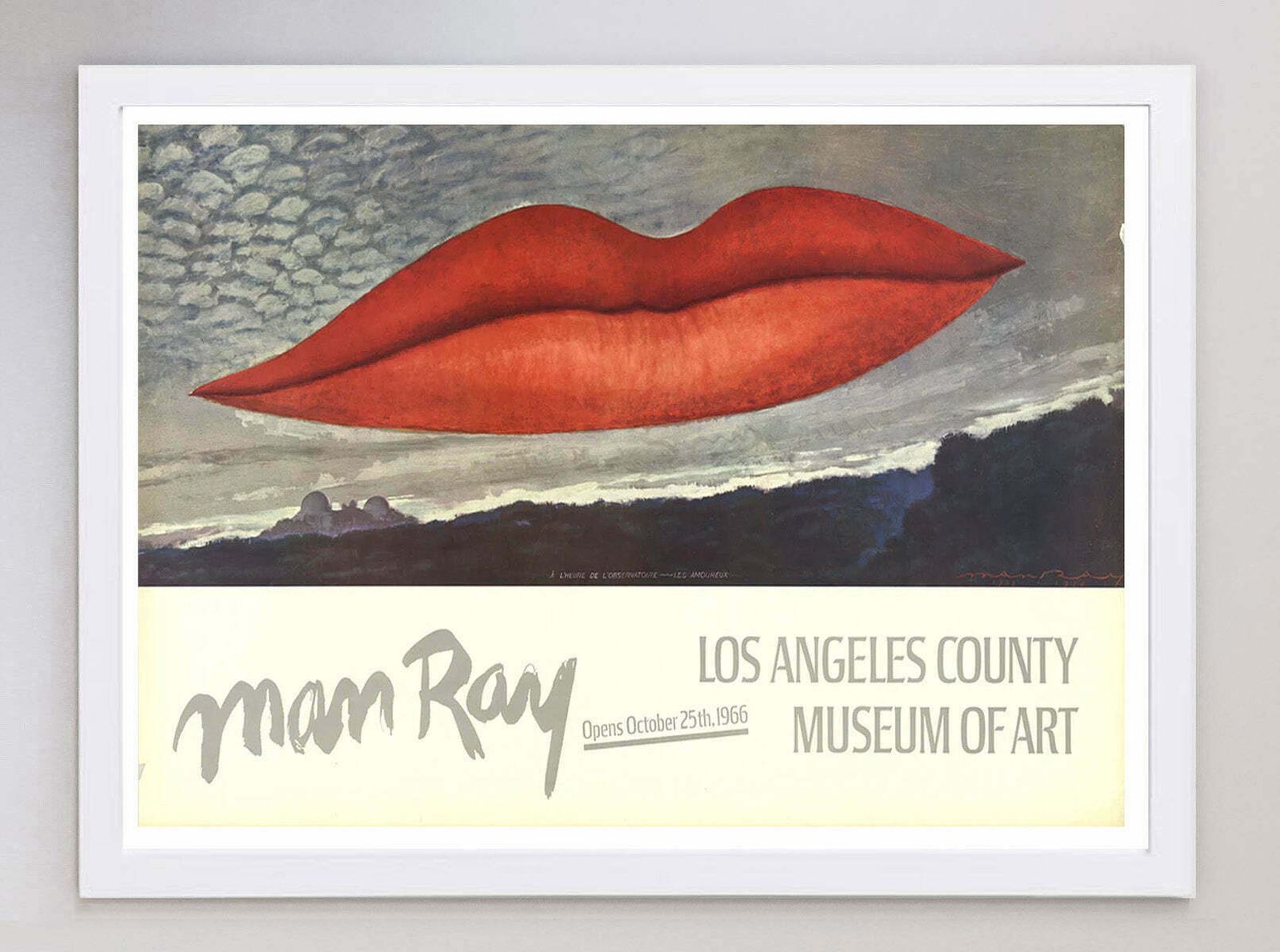 Man Ray   Los Angeles County Museum Of Art  Original Vintage Poster photo for sale