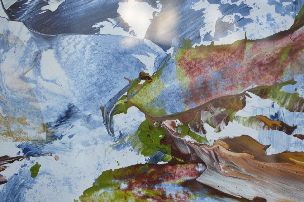 Below Beinn Dearg.   Abstract Expressionist Painting By James Hawkins photo vinterior
