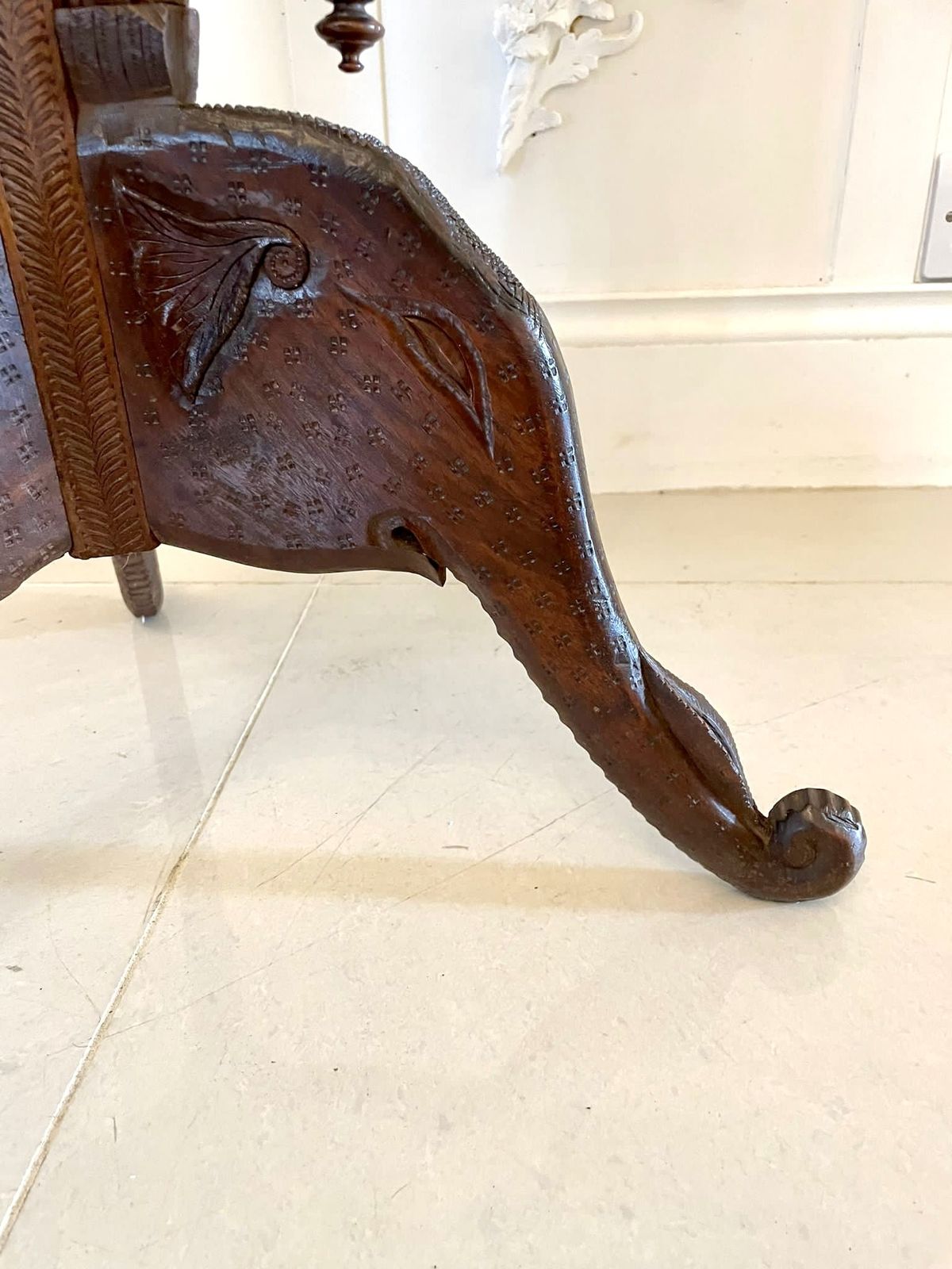photo for sale Fantastic Quality Antique Early 20th Century Carved Plant Stand