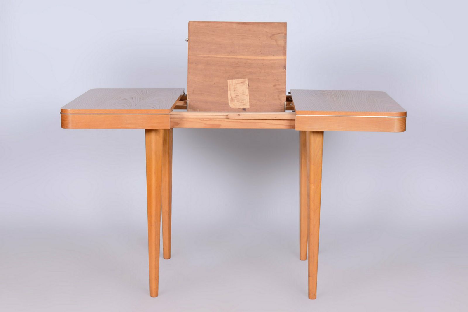 Original Mid Century Folding Table, By Jitona Sobeslav, Oak, Czech, 1950s photo buy