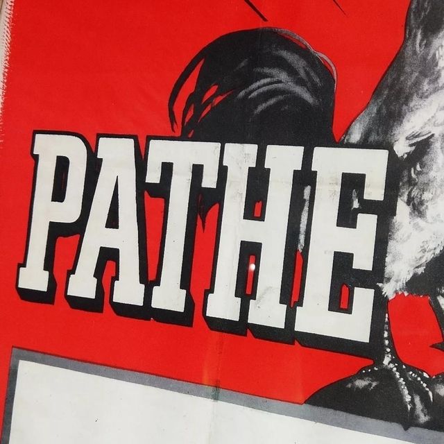 Pathe News Theatre Poster (The Cup Final) photo for sale
