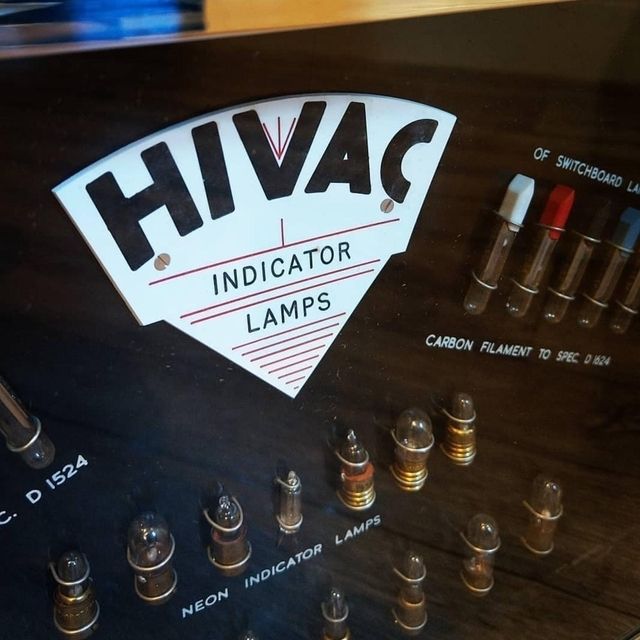 Hi Vac Bulb Trade Display, 1930s photo furniture