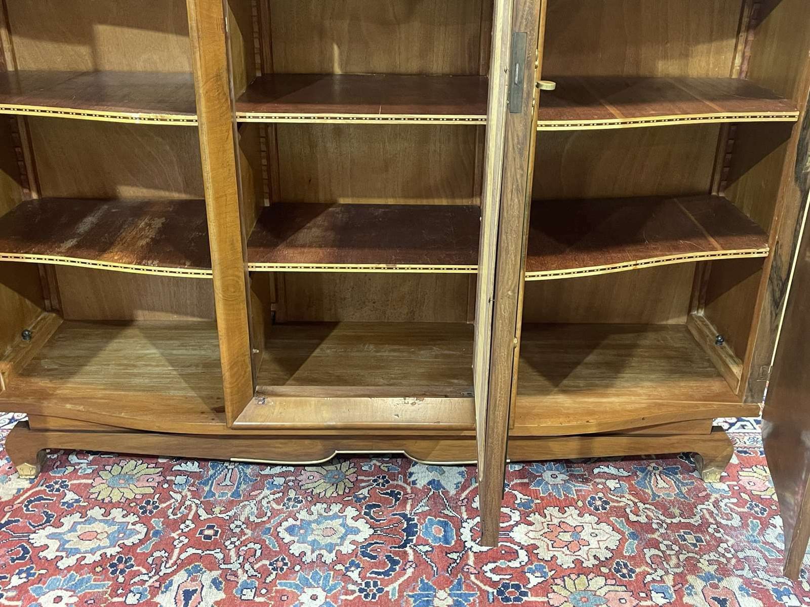 photo furniture Art Deco Wardrobe In Walnut, 1930s