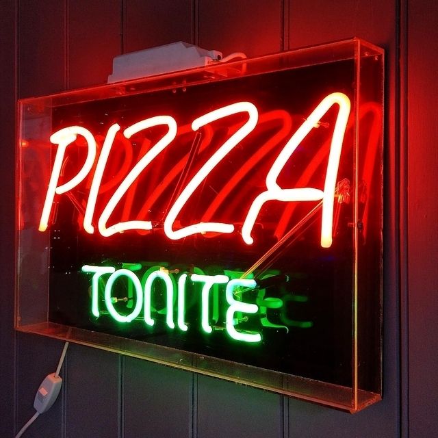 Pizza Neon Sign photo Home Decor
