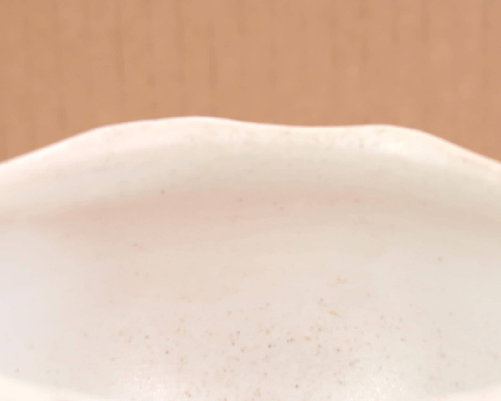 French White Porcelain Bowl Dish With Abstract Decor By Isabelle Daucourt, Saint Amand En Puisaye, France / Art, White Gold, Ceramic photo Home Decor