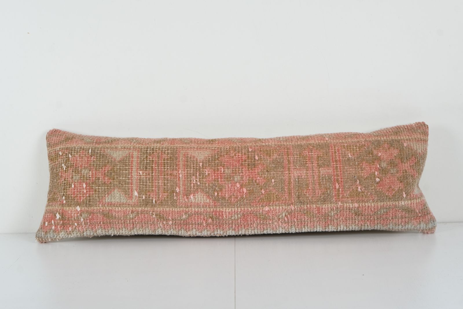 Wool Bohemian Carpet Pillow,  Couch Pillow Case, Turkish Traditional Motifs Handmade Pillow
