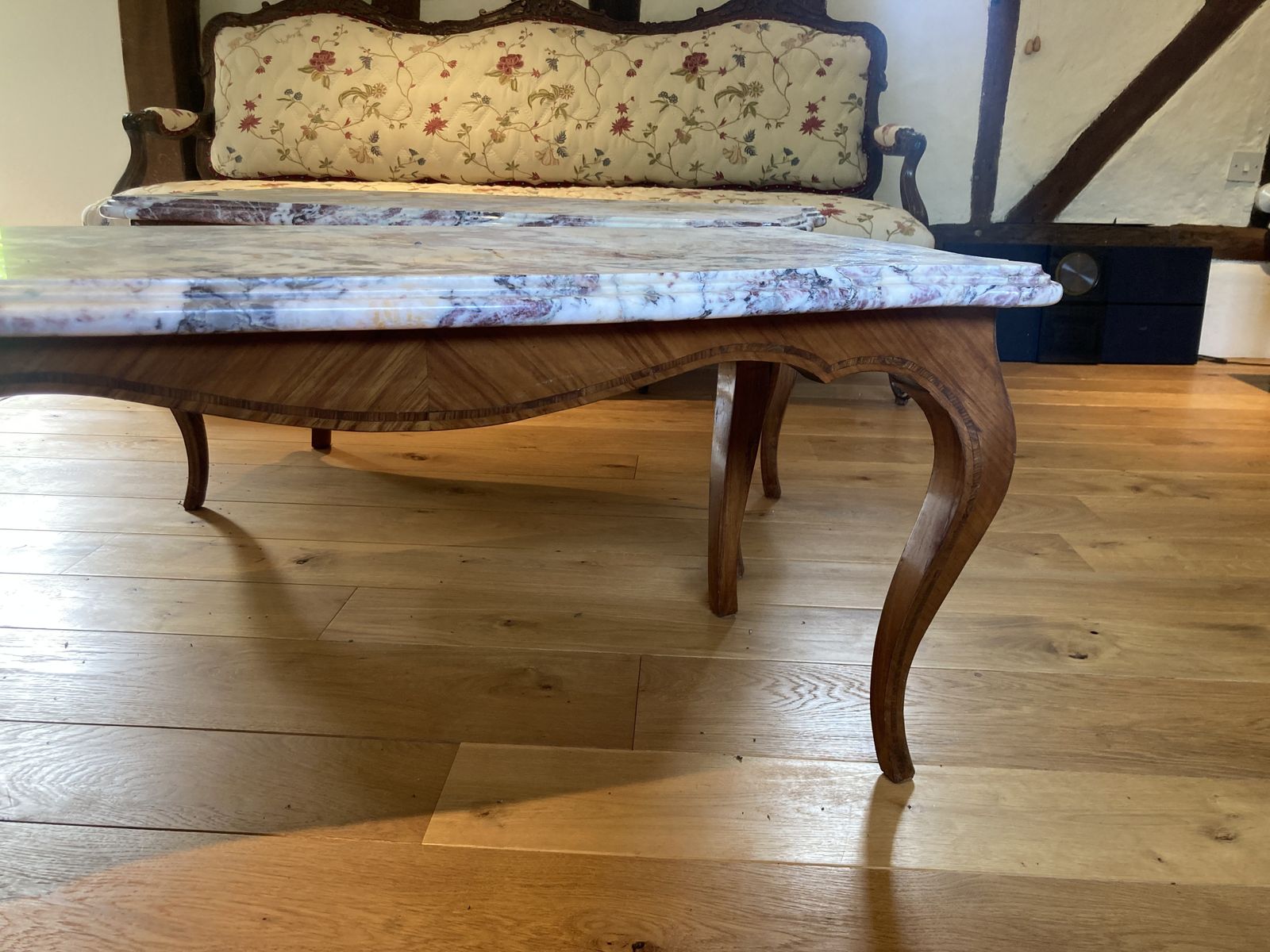 Pair Of 19th Century Pink Marble Coffee Tables photo 1750.0