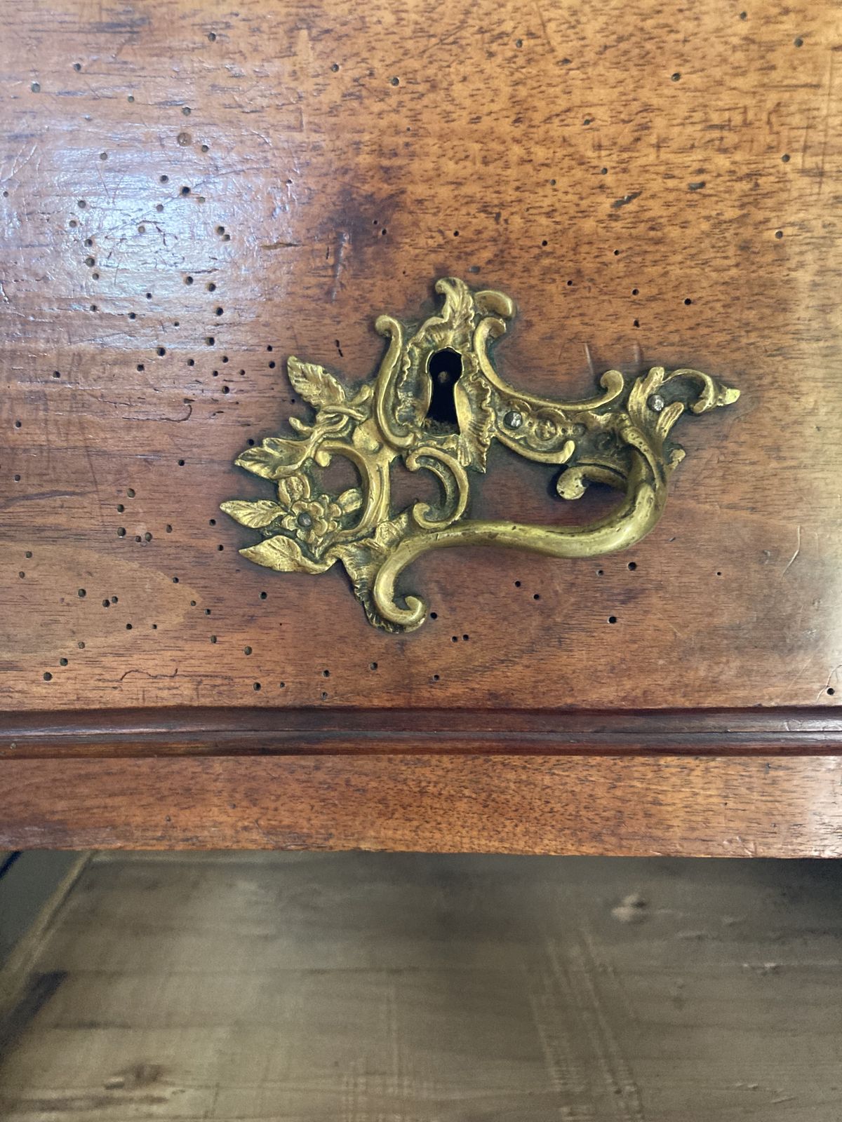 French 18th Century Chest Of Drawers. photo vintage