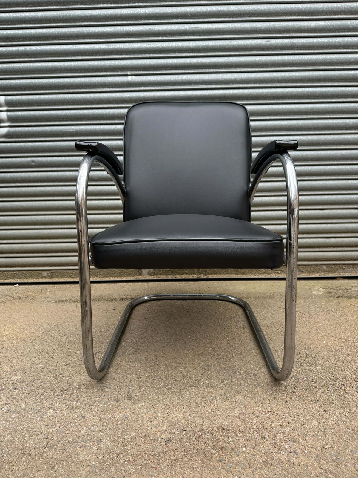1930s Bauhaus Tubular Steel Arm Chair By Mauser Werke Waldeck Model Rs7 photo for sale