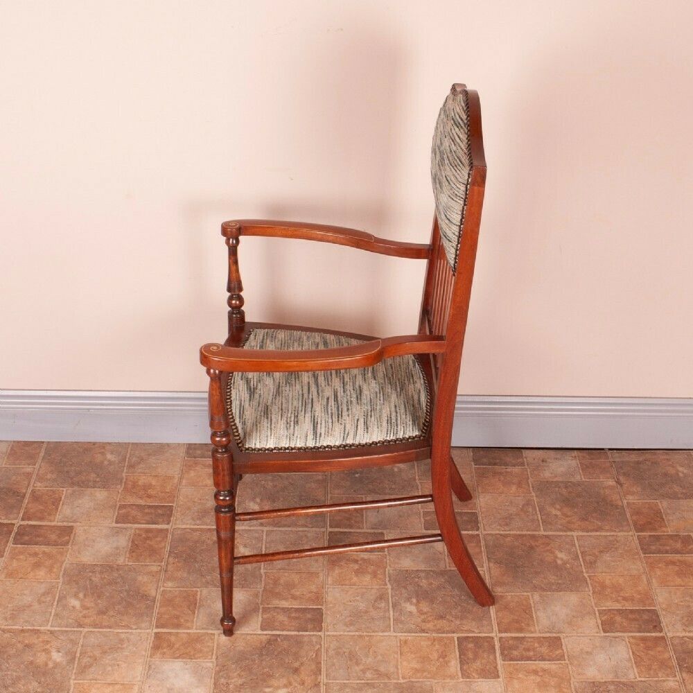 Edwardian Inlaid Occasional Elbow Chair photo buy