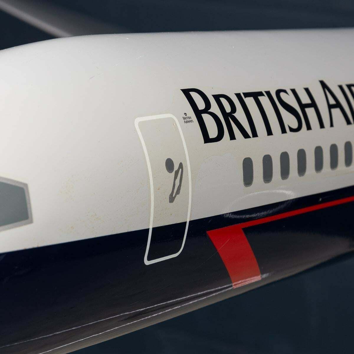 photo vinterior 20th Century Large Boeing 757 With British Airways Landor Livery By Space Models