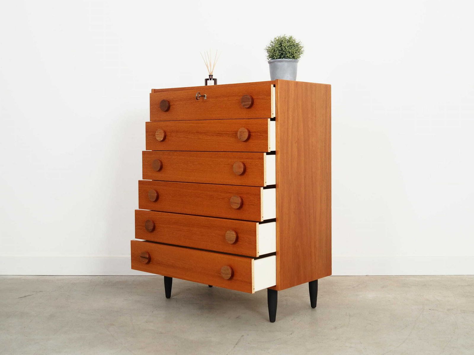 Teak Chest Of Drawers, Danish Design, 1960s, Production: Denmark photo Furniture