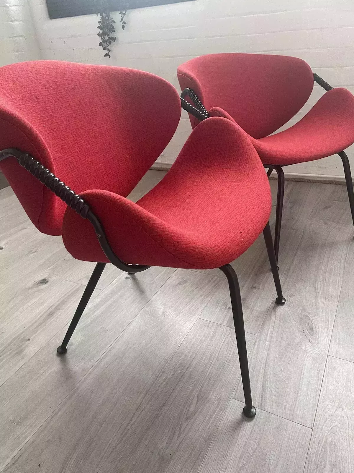 Pair Armchairs Model Tu 612, Designed By Olof Kettunen 1950s Vintage Chair Rare photo for sale