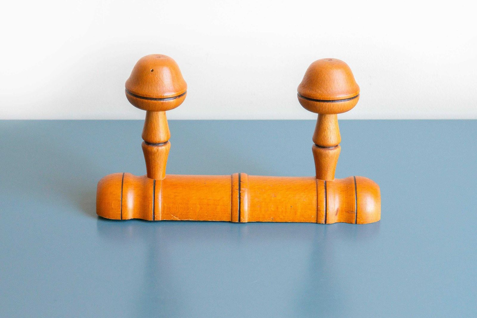 French Coat Rack, Faux Bamboo Hook, Antique Carved Hat Rack, Two Peg Wooden Storage Rack, Rustic Farmhouse Decor photo Furniture