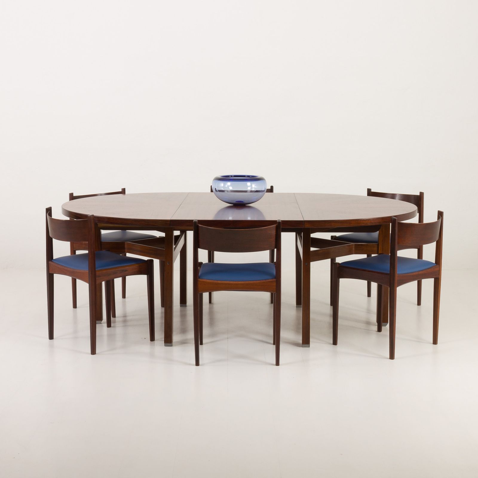 Mid Century Modern Rosewood Dining Set By Ico And Luisa Parisi For Mim, Italy, 1950s
