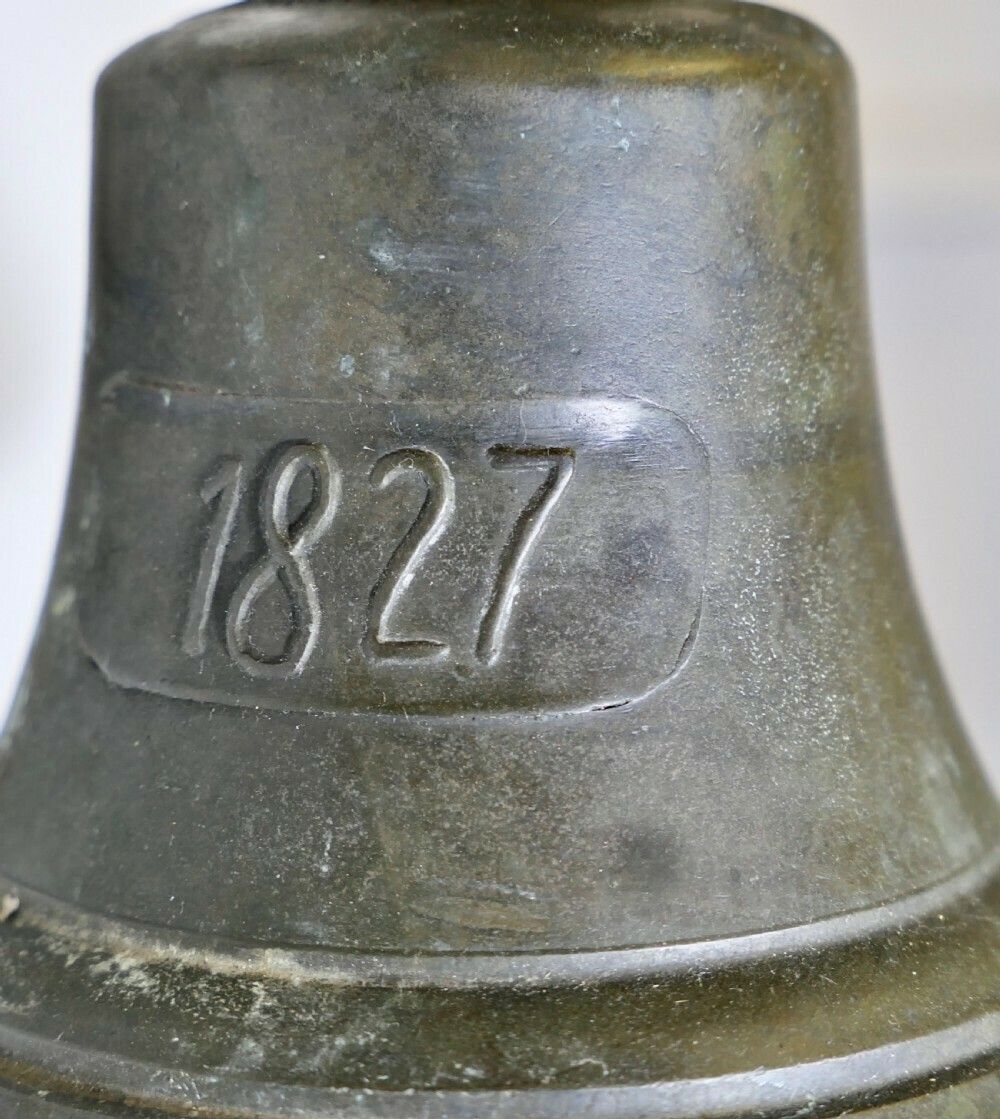 Wall Hanging Bronze Door Bell On An Anchor photo vinterior