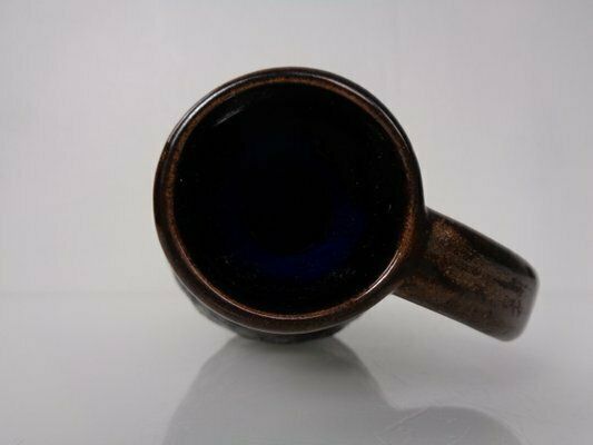 photo vintage Purple & Gold Lava 321/3 Ceramic Vase From Ruscha, 1960s