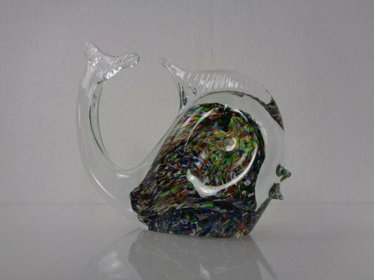 Italian Murano Glass Fish By Fratelli Toso, Italy, 1960s photo furniture
