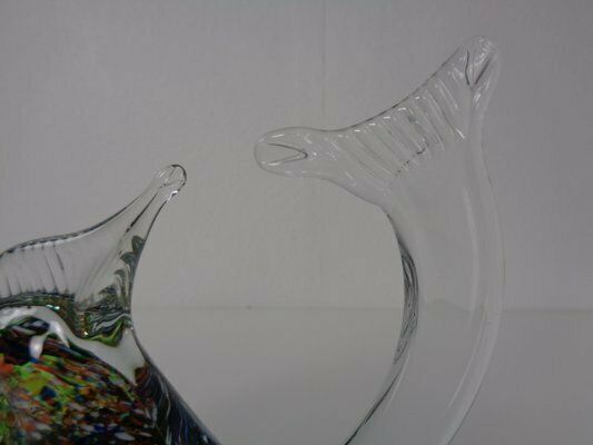 photo vinterior Italian Murano Glass Fish By Fratelli Toso, Italy, 1960s