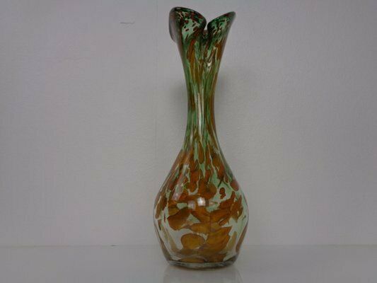 Large Murano Sommerso Glass Vase, 1960s