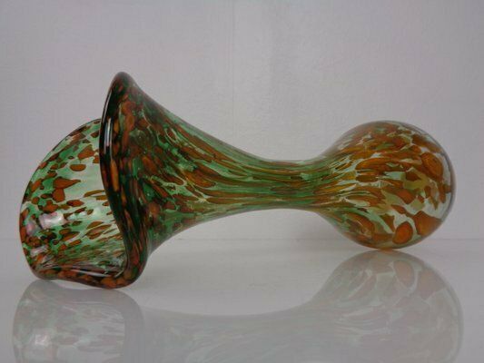 Large Murano Sommerso Glass Vase, 1960s photo vintage