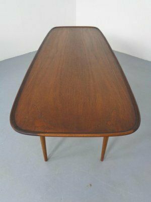 Teak & Oak Coffee Table By Børge Mogensen For Fredericia Stolefabrik, 1950s photo buy