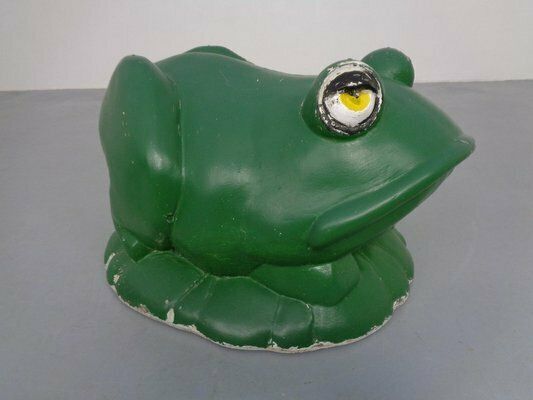 photo buy Large Fiberglass Garden Frog, 1960s