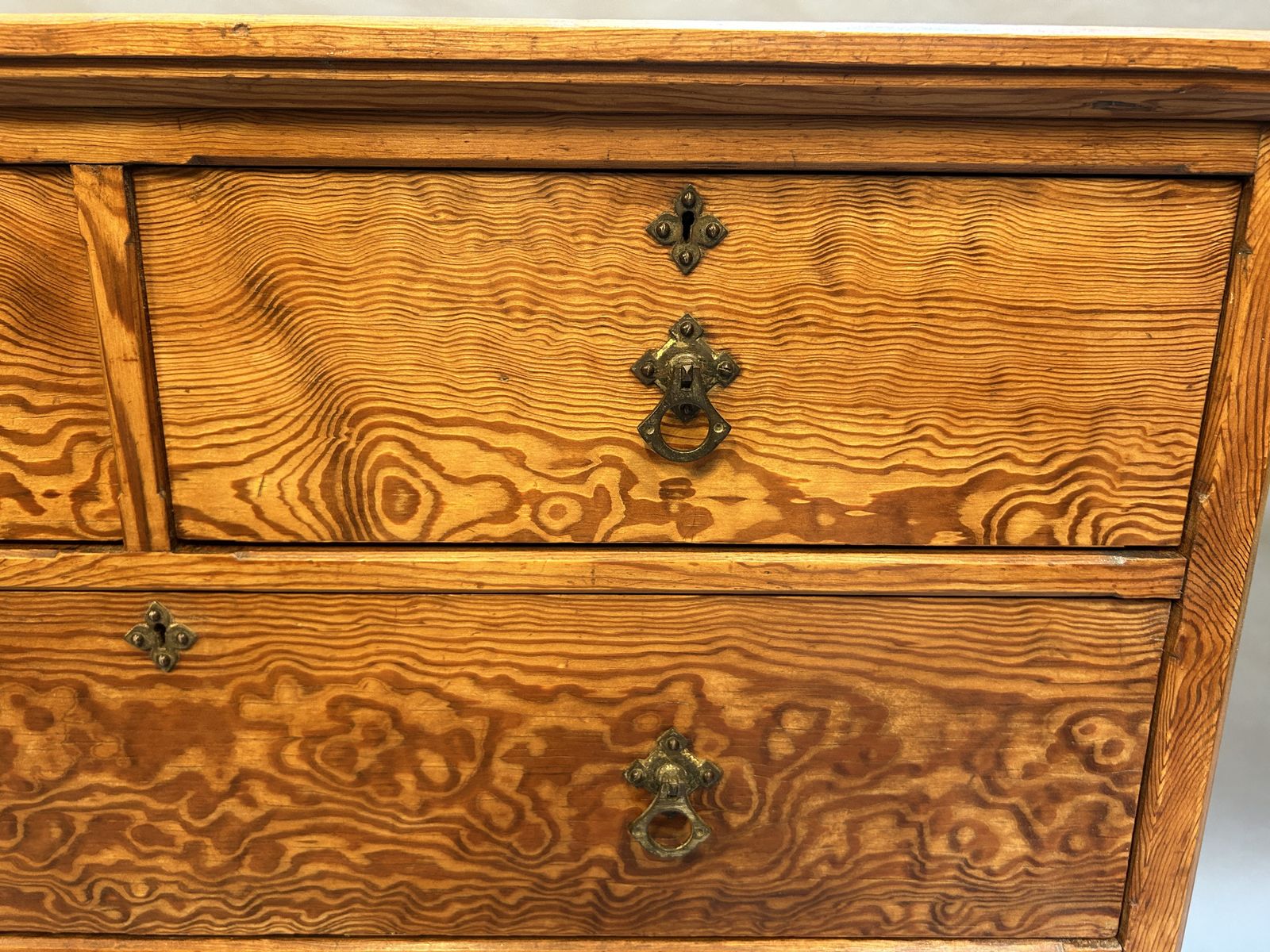 Victorian Oregon Pine Chest Of Drawers photo for sale