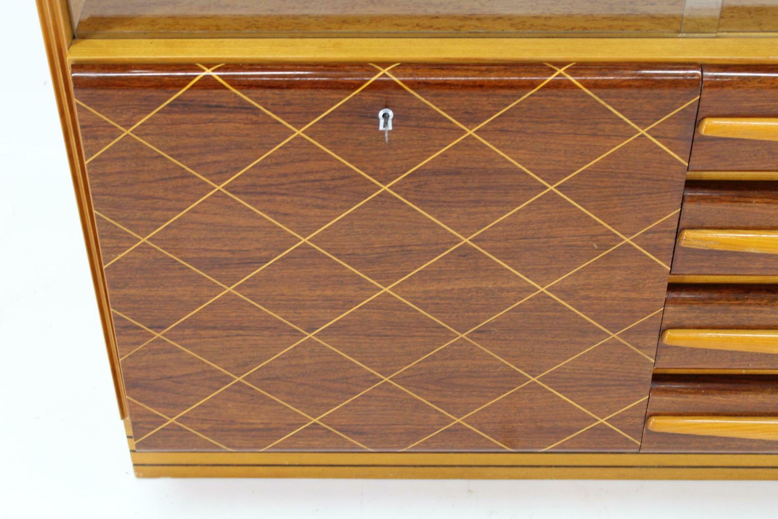 1960s Wooden Cabinet /Chest Of Drawers, Czechoslovakia photo vinterior