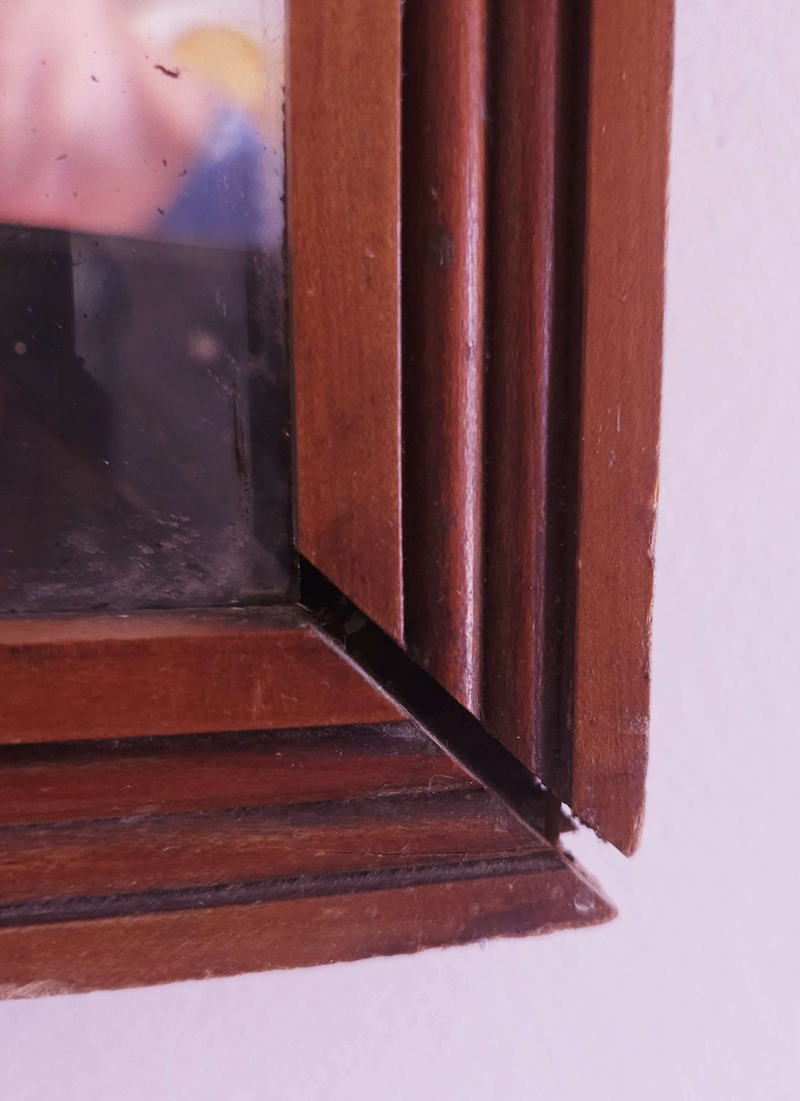 Beautiful Antique Bevelled Mirror In Light Mahogany With Classic Arch Design photo 245.0