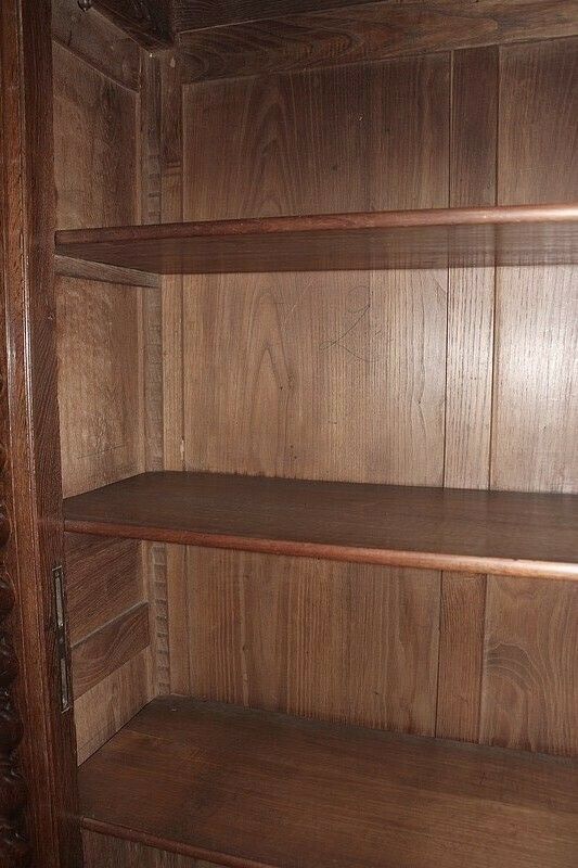 Wardrobe 1 Door Ice Oak Louis XIII Style photo vintage