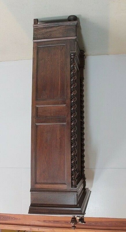 Furniture Wardrobe 1 Door Ice Oak Louis XIII Style photo