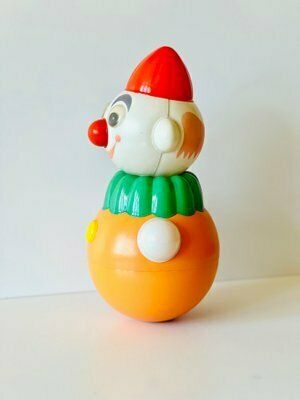 Roly Poly Clown Nevalyashka Tuimelaar Clown, Ca. Jaren 1960 photo buy